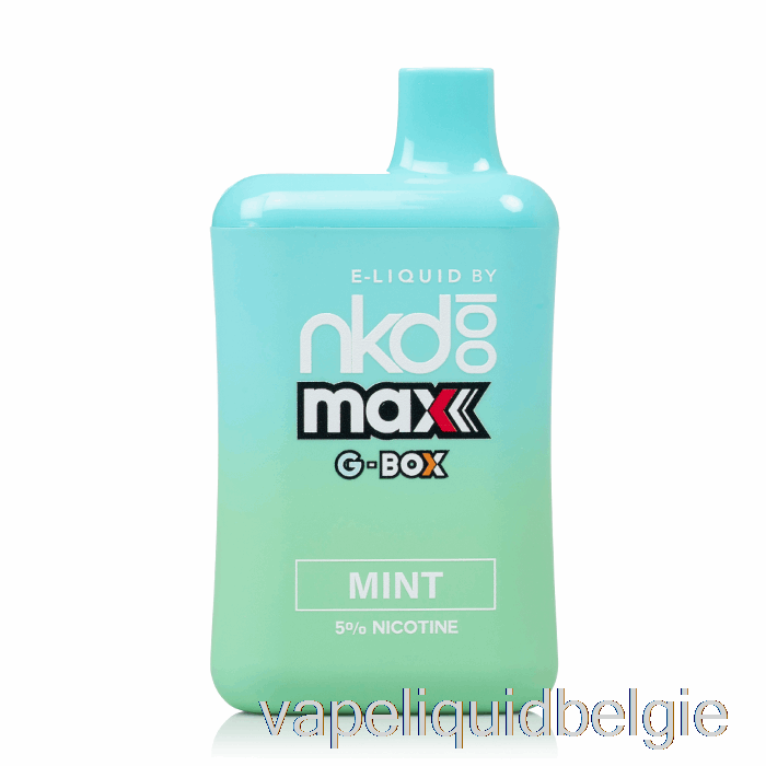 Vape Vloeistof Gbox X Naakt 100 5500 Wegwerp Mint